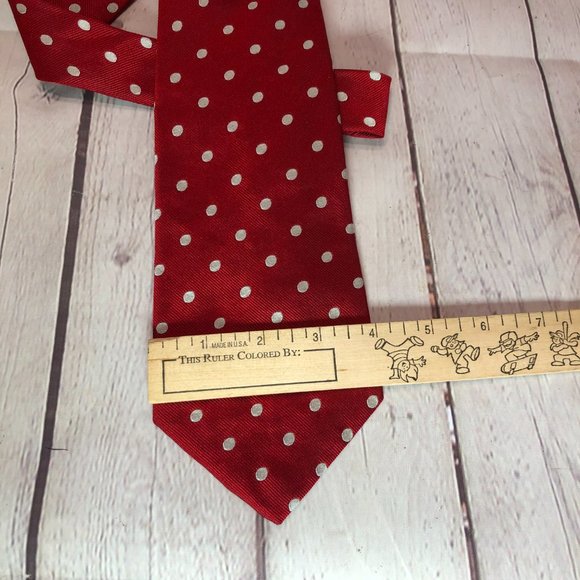 🛍🛍SOLD polo ralph lauren deep red neck tie - Picture 4 of 7
